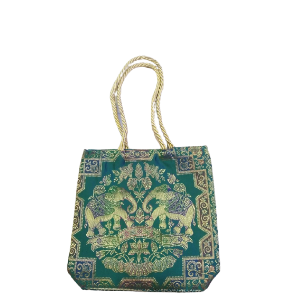 Banarsi Bag With Elephant Design