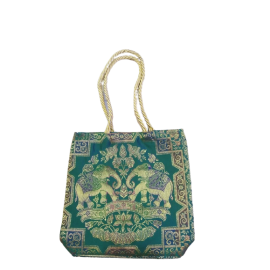 Banarsi Bag With Elephant Design 