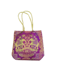 Banarasi Bag With Elephant Design