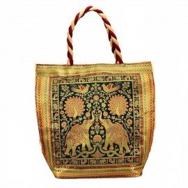 Silk Brocade Bag 