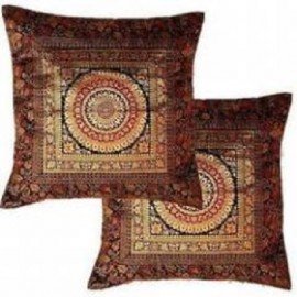 Silk Brocade Cushion Cover 