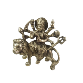 Antique Durga mata brass murti- Made With Love from Shivam Arts Export