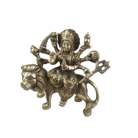 Antique Durga mata brass murti- Made With Love from Shivam Arts Export