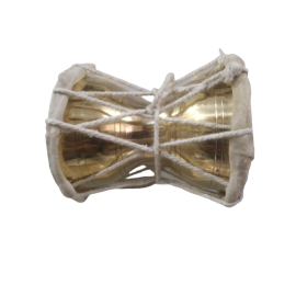 Brass Damru (medium size) - Made With Love from Shivam Arts Export 