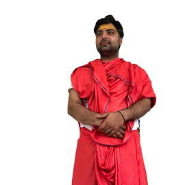 Red Dhoti Dupatta set - Made With Love by Shivam Arts Export 