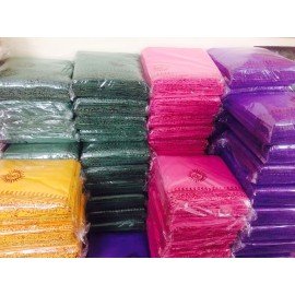 Mantra Printed Black Shawl 