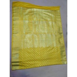 Designer Cotton Party Wear Banarasi Saree- 