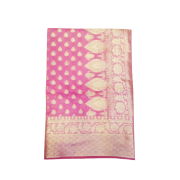 Designer Banarasi Partywear Pink Saree - Made With Love by Shivam Arts Export