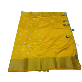 Silk Bandhani saree 