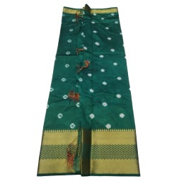 Silk Bandhani saree - Made With Love by Shivam Arts Export 