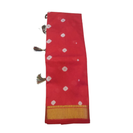 Silk Bandhani saree - Made With Love by Shivam Arts Export 