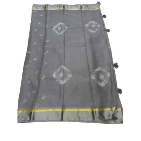 Silk Bandhani saree - Made With Love by Shivam Arts Export