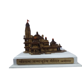 Shri Ram Janmabhoomi Mandir Ayodhya Replica - Made With Love from Shivam Arts Export